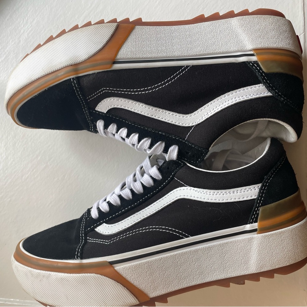 Vans Old Skool Stac-black/white/gum-9.5W